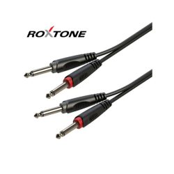 Roxtone RACC100L1 2x6,3 Jack - 2x6,3 Jack kábel, 6m