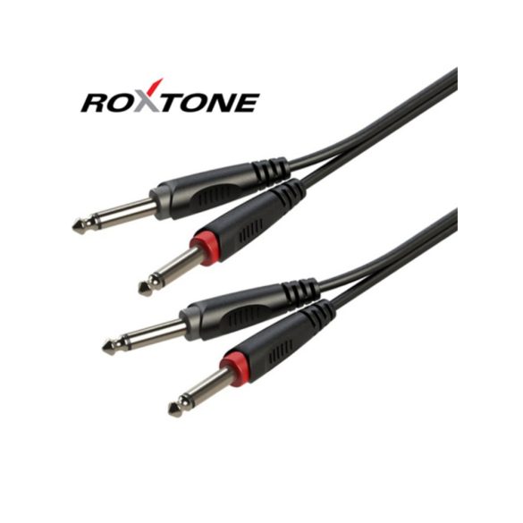 Roxtone RACC100L1 2x6,3 Jack - 2x6,3 Jack kábel, 6m