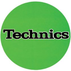 Slipmat Factory TECHNICS logo Green