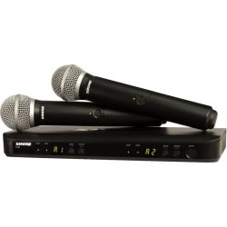 Shure BLX288E/PG58 Választható kapszulával