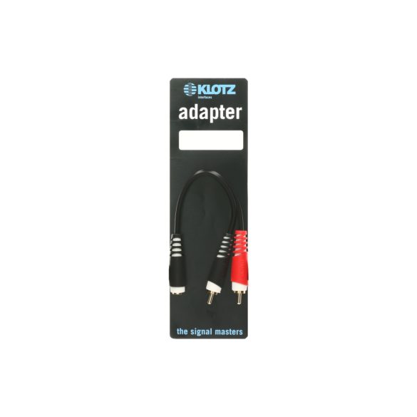Valueline Jack Adapterkábel, 2x RCA – 3,5 mm-es jack aljzat, 0,20 m