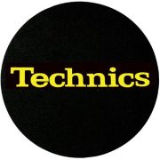 Slipmat Factory Technics Logo Yellow