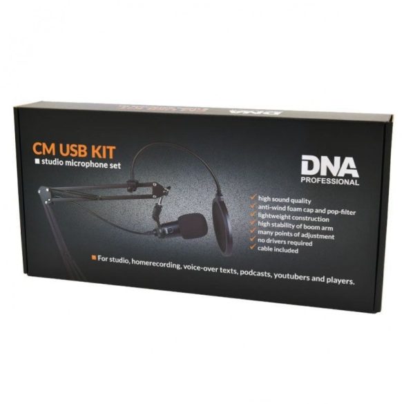 DNA CM USB KIT USB kondenzátor mikrofon készlet