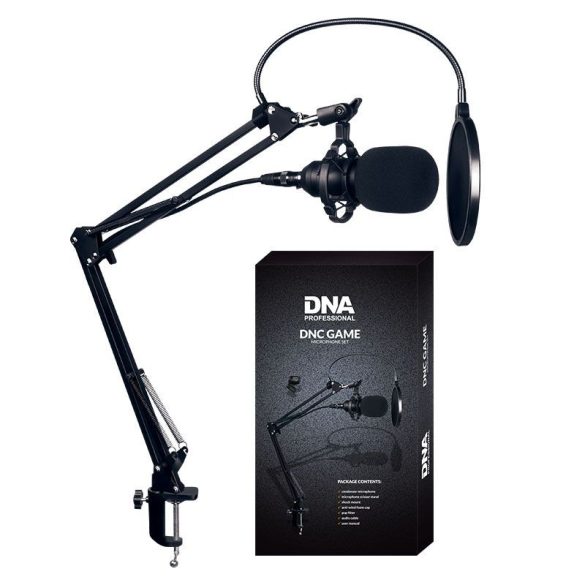 DNA DNC GAME XLR Stúdió kondenzátor mikrofonszett