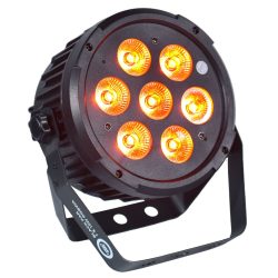 LIGHT4ME BLACK PAR 7x10W RGBWA LED