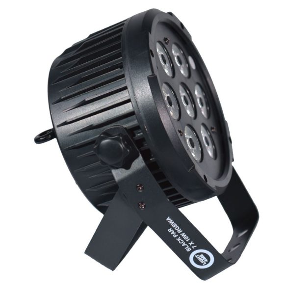 LIGHT4ME BLACK PAR 7x10W RGBWA LED