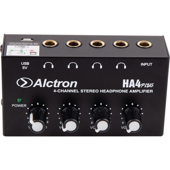 Alctron HA4 PLUS Mini 4-channel headphone amplifier