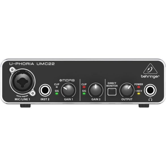 Behringer U-PHORIA UMC22 Külső USB Hangkártya