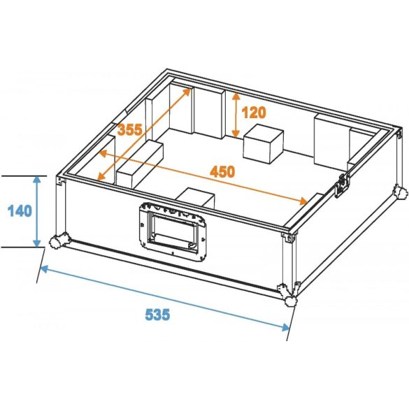 Roadinger Turntable Case Tour Pro