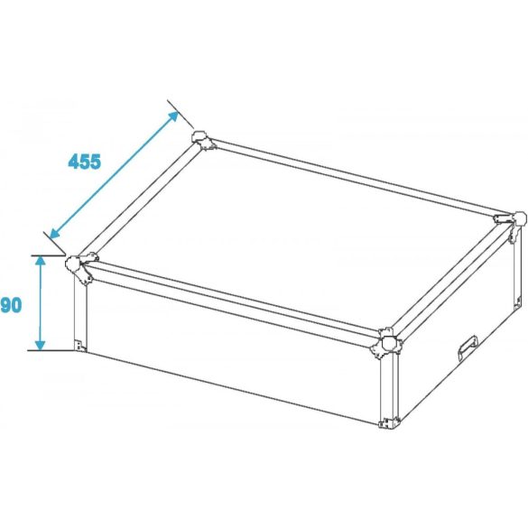 Roadinger Turntable Case Tour Pro