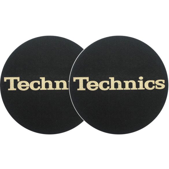 Slipmat Factory TECHNICS logo Gold