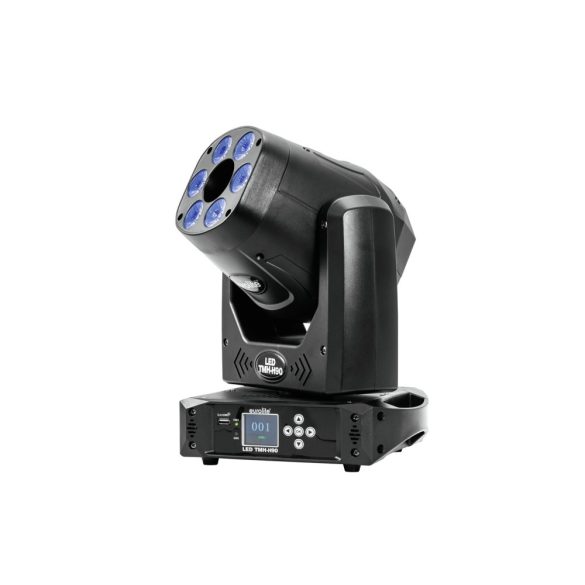 EUROLITE LED TMH-H90 Hybrid Spot/Wash Robotlámpa COB Fekete