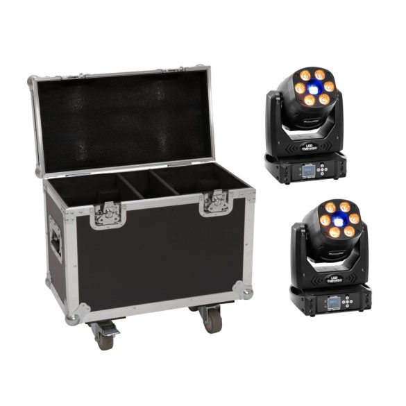 EUROLITE Set 2x LED TMH-H90 Hybrid Robotlámpa + rack