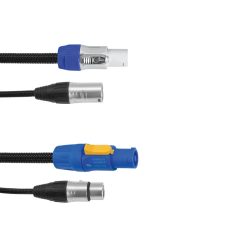 EUROLITE Combi Cable DMX P-Con/3pin XLR 1,5m