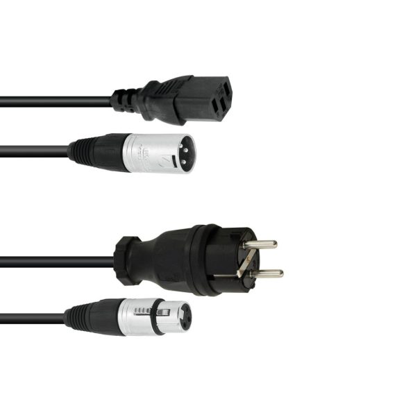 PSSO Combi Cable Safety Plug/XLR 5m 