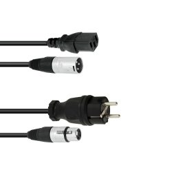 PSSO Combi Cable Safety Plug/XLR 15m 