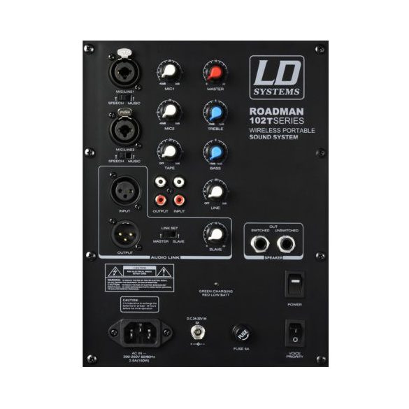 LD Systems Roadman 102 akkumulátorról is üzemelő mobil PA