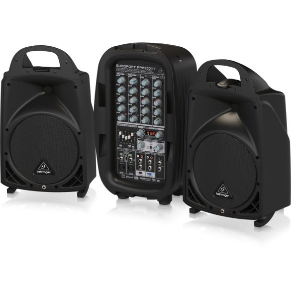 Behringer EUROPORT PPA500BT 6 csatornás PA rendszer Bluetooth kapcsolattal