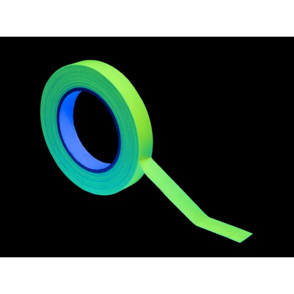 Gaffa Tape 19mm x 25m, neon yellow, uv active