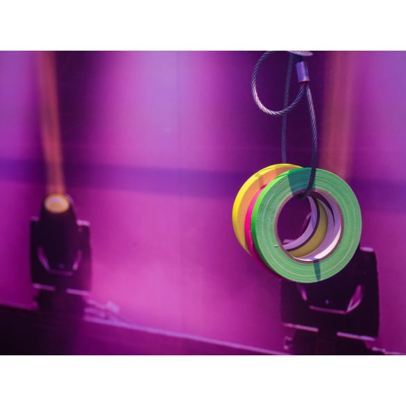 Gaffa Tape 19mm x 25m, neon yellow, uv active