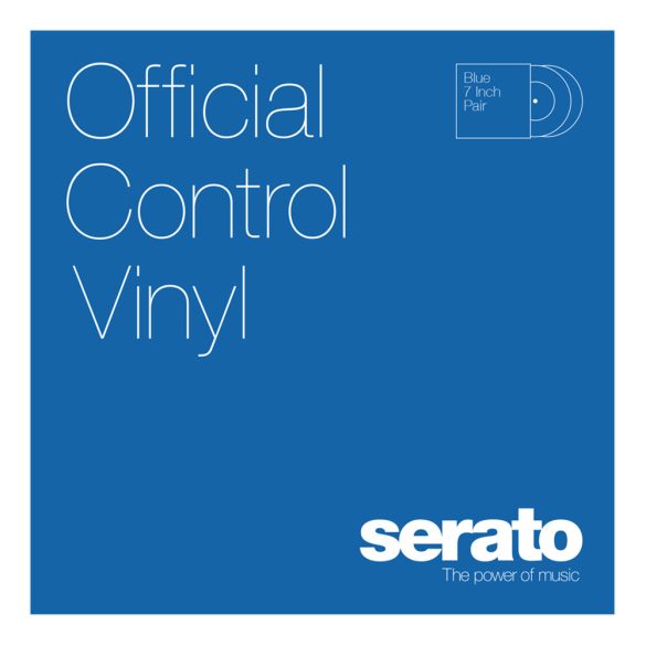 Serato Standard Control Vinyl - 2x7" Blue