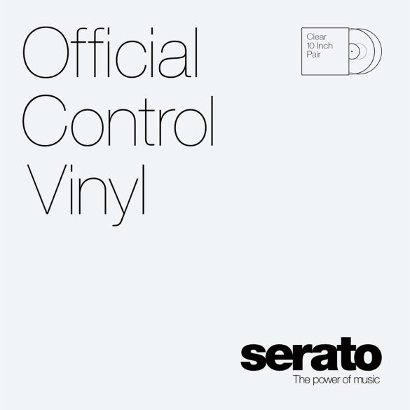 Serato Performance Series Control Vinyl - 2x10" Clear