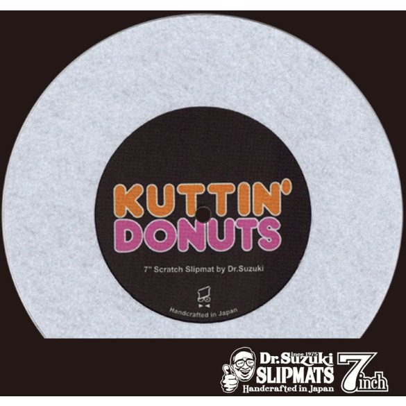 Dr.Suzuki 7" Kuttin Donuts Slipmats White