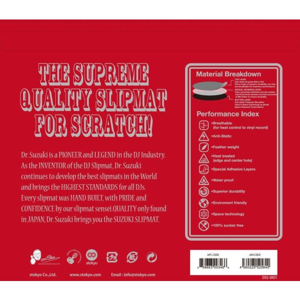 Dr.Suzuki 12" Skratch Slipmats