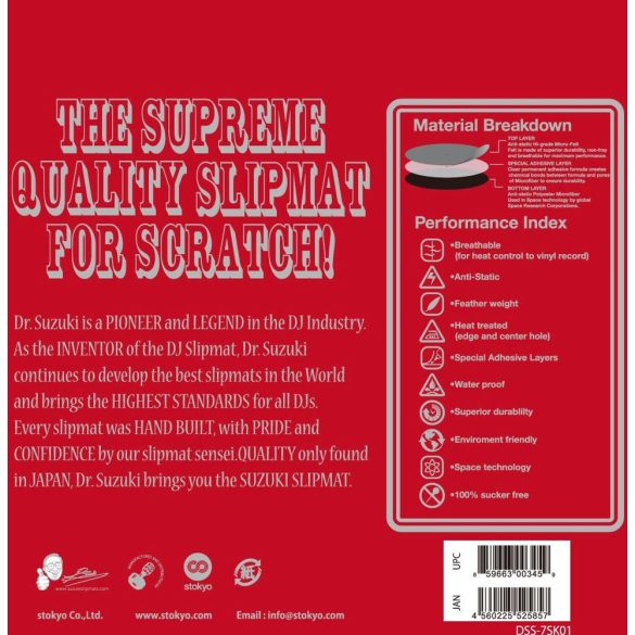 Dr.Suzuki 7" Skratch Slipmat
