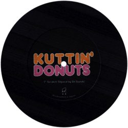 Dr.Suzuki 7" Kuttin Donuts Slipmats Black