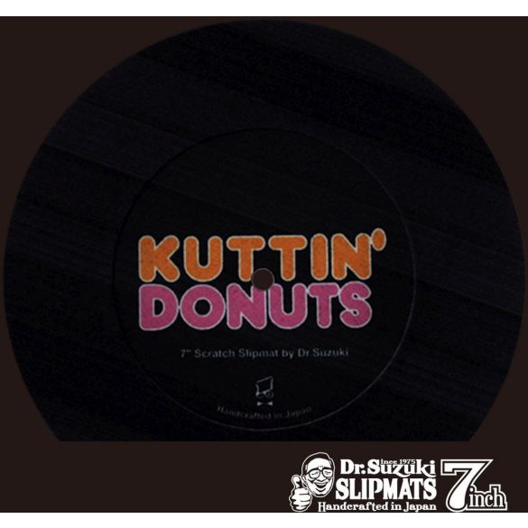 Dr.Suzuki 7" Kuttin Donuts Slipmats Black