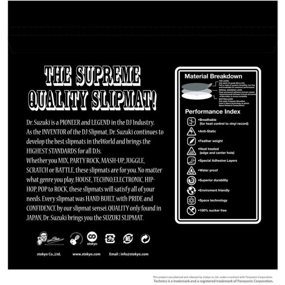 Dr.Suzuki + Technics 12" Mix Edition Slipmats