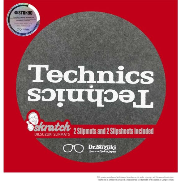 Dr.Suzuki + Technics 12" Scratch Edition V2 Slipmats