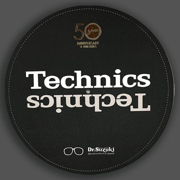 Dr.Suzuki X Technics 12" 50th Limited Edition Slipmats Black