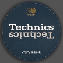   Dr.Suzuki X Technics 12" 50th Limited Edition Slipmats Blue
