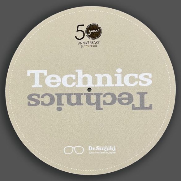 Dr.Suzuki X Technics 12" 50th Limited Edition Slipmats Beige