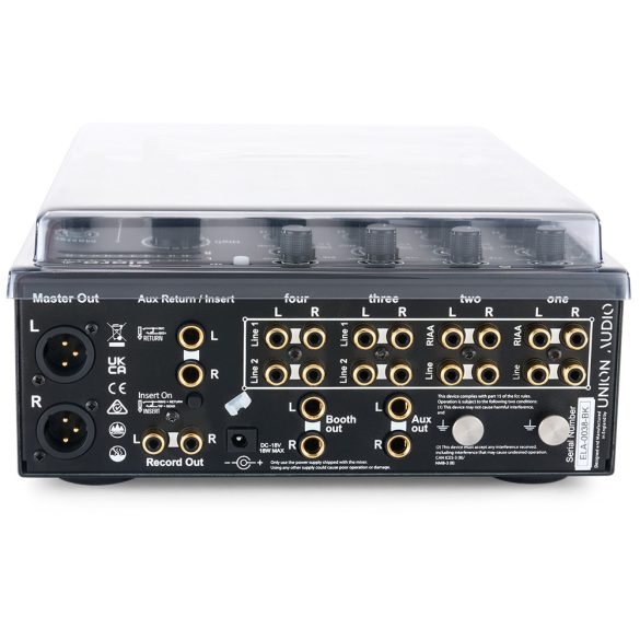 Decksaver védőborító Union Audio Elara 4 (MK1 & MK2) készülékhez