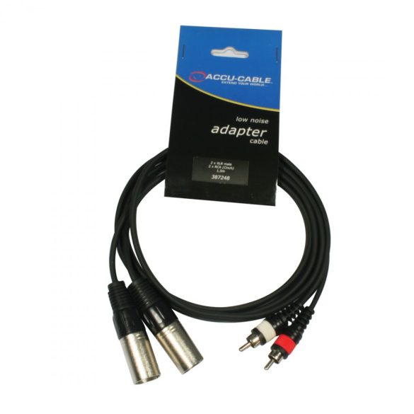 Accu-Cable 1611000029 XLR-RCA 1,5m