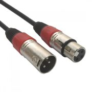 Accu-Cable 1611000011 XLR-XLR 10m Szerelt Jelkábel