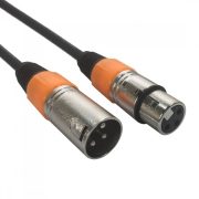 Accu-Cable 1611000008 XLR-XLR 1m Szerelt Jelkábel