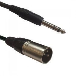 Accu-Cable 1611000047 XLR-Jack 1,5m Szerelt Jelkábel