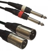 Accu-Cable 1611000037 XLR-Jack 3m Szerelt Jelkábel