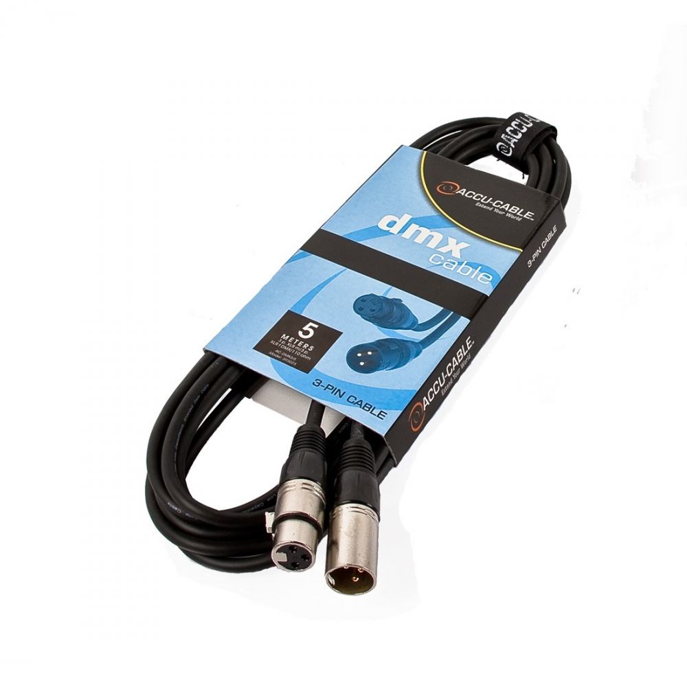 Image of Accu-Cable 1621000020 DMX jelkábel 3 pólusú 5m