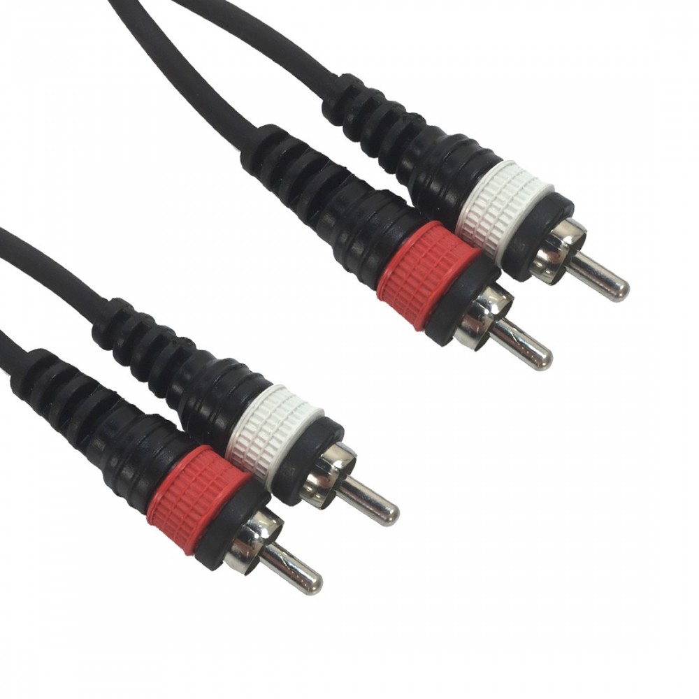 Image of Accu-Cable 1611000022 RCA-RCA 3m Szerelt Jelkábel
