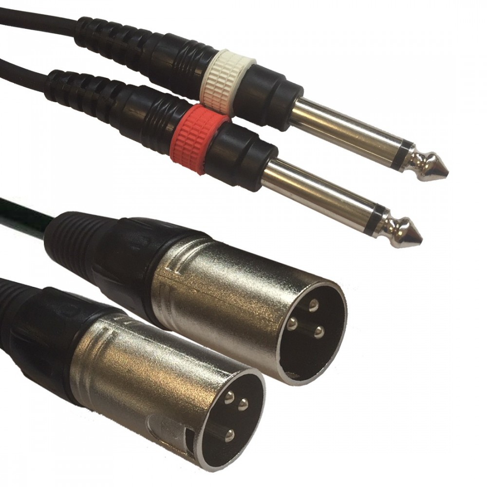 Image of Accu-Cable 1611000037 XLR-Jack 3m Szerelt Jelkábel